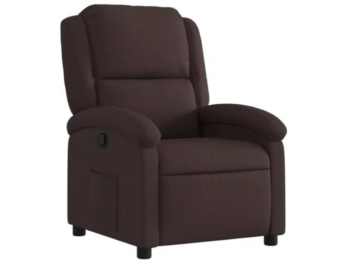 Makastle Relaxsessel Dunkelbraun Stoff
