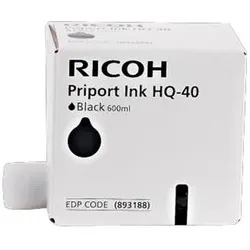 Ricoh, Druckerpatrone, HQ40 - 5er-Pack - 600 ml - Schwarz - Original (BK)