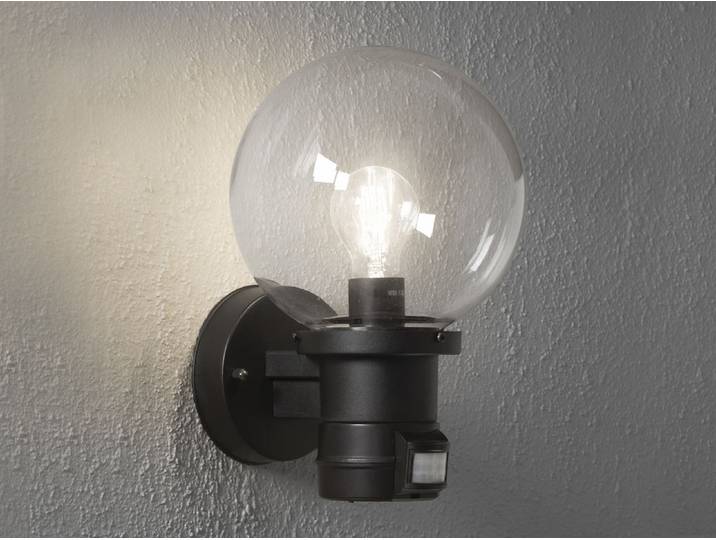 Konstsmide Nemi Move Kunststoff, schwarz, klares Glas 7321-750