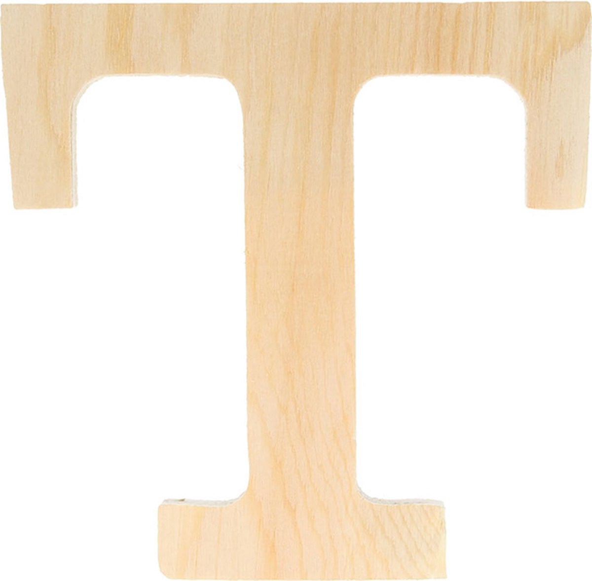 Artemio Houten Letter T voor op tafel, 11.5 cm