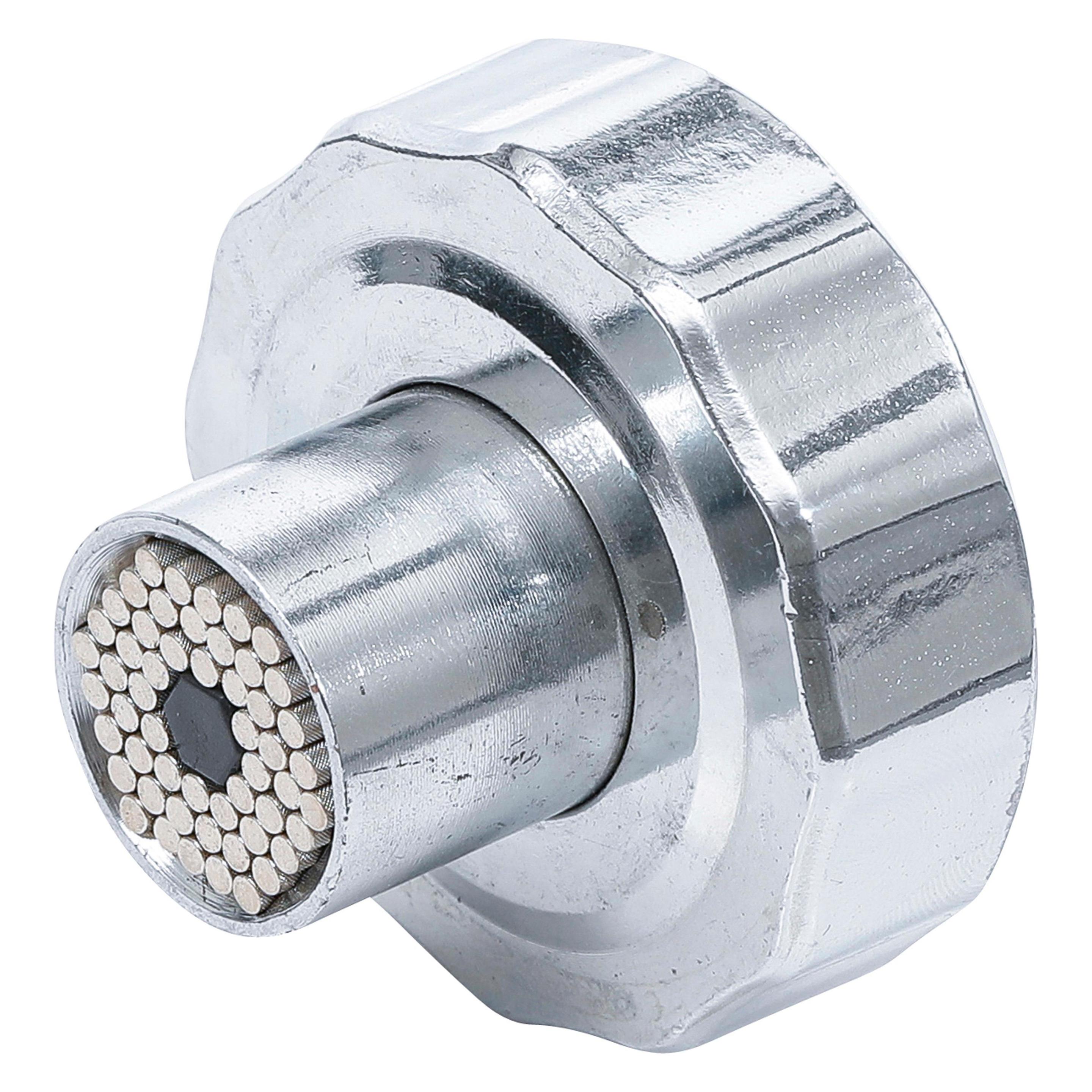 BGS Multi-Einsatz mit Handratschen-Drehgriff, umschaltbar SW 7 - 19 mm (10 mm, 11 mm, 12 mm, 13 mm, 14 mm, 15 mm, 16 mm, 17 mm, 18 mm, 19 mm, 7 mm, 8 mm, 9 mm) (70055)