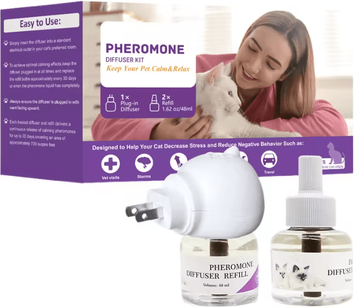 Inspire Curations Comfort Pheromone Calming Diffuser Long Lasting Stress Relief For Cats & Dogs us