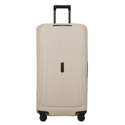 Hartschalen-Trolley SAMSONITE "ESSENS", Gr. B/H/T: 43cm x 80cm x 37cm 110 l, beige (sandstone), Polypropylen, Koffer, Unisex Koffer, Teleskopgriff, Soft-Touch-Tragegriff und Adressetikett