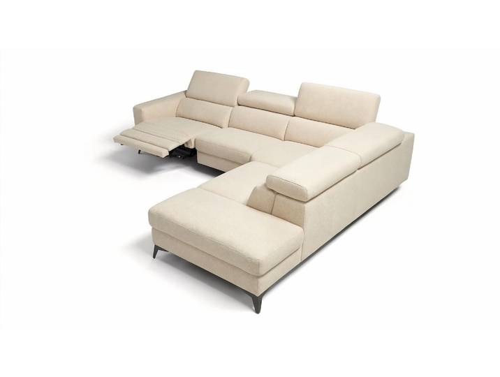 Ecksofa LONATO Stoff Eckcouch Ecksofa Stoff Wohnlandschaft