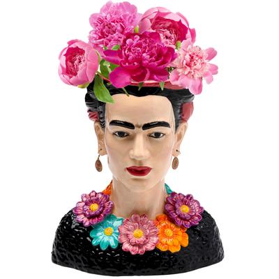 Dekovase KARE DESIGN "Deko Style Muse Flowers 34cm", bunt (pink), B:29,3cm H:33,5cm T:18,5cm, Porzellan, Vasen