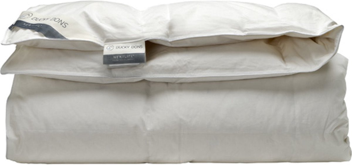 Ducky Dons Nextlife Dekbed met 70% gerecyclede dons en veren, Lits-jumeaux, 240 x 220 cm
