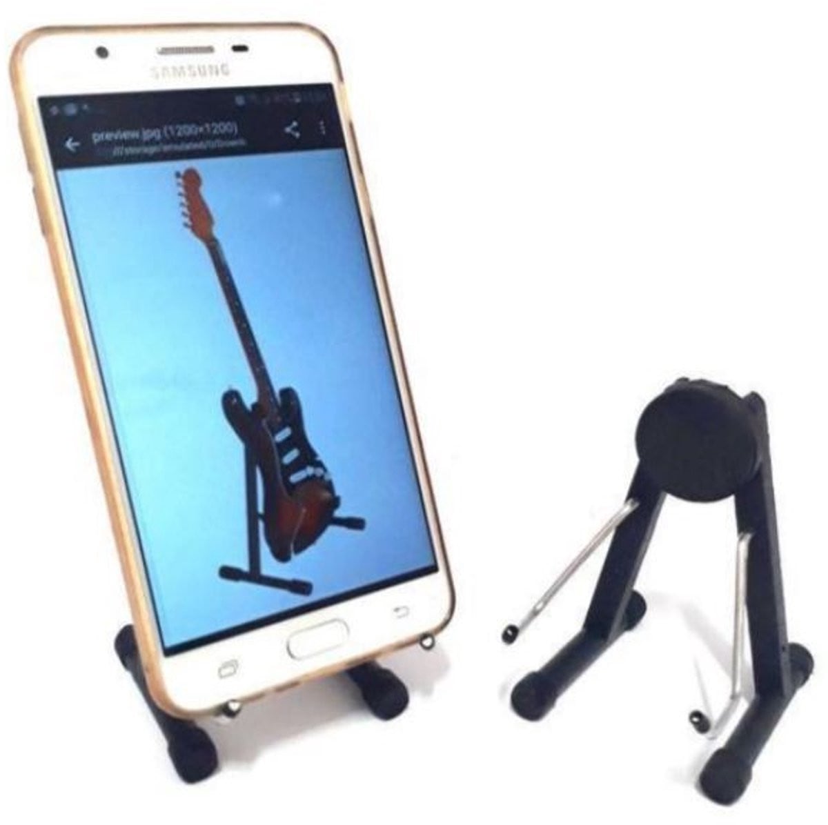 Standaard voor replica miniatuur gitaar