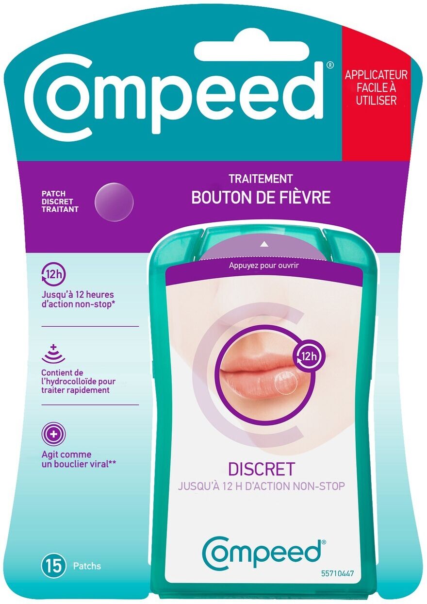 Compeed Patch Bouton Fièvre 15 Applications