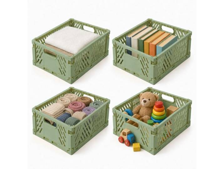 Relaxdays Klappbox 4er Set
