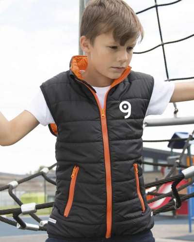 Gilet Junior imbottito, caldo, impermeabile, riflettente Personalizzate o neutre Result