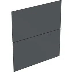 Geberit Set Schubl.-Frt für ONE Seitenschrank zwei Schubl., B:45cm, mattschwarz