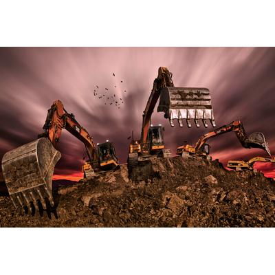 Fototapete PAPERMOON "Photo-Art PETER MAJKUT, INVASION", bunt, B:5m L:2,8m, Vlies, Tapeten