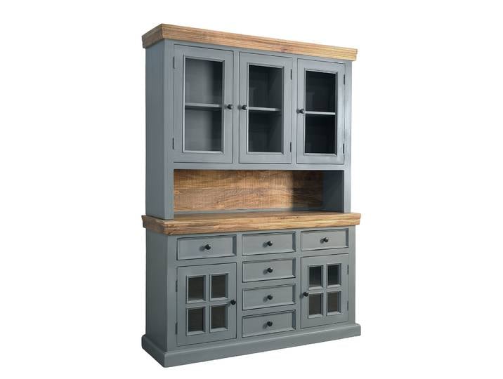 Massives Buffet 145 x 200 x 43cm Blau