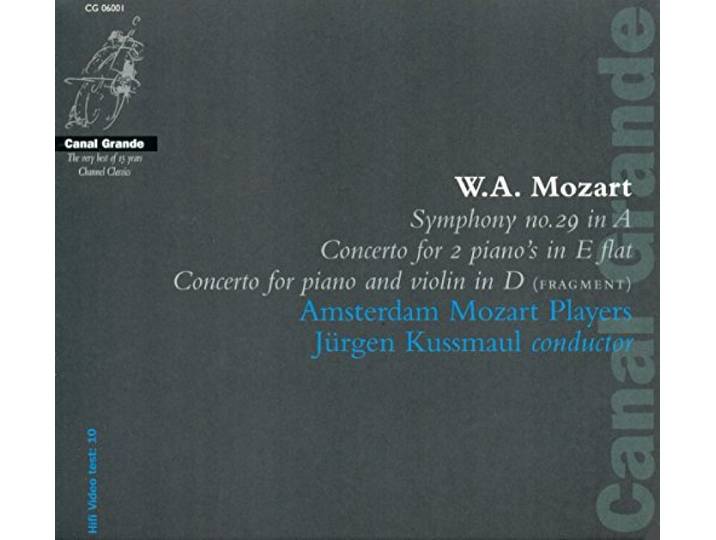 Amsterdam Mozart Players - Symphony 29/Concerto For 2 Pianos K