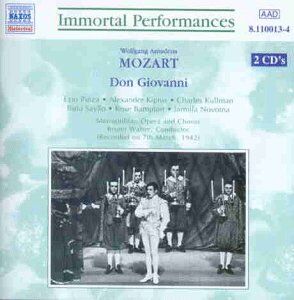Bruno Walter - Mozart: Don Giovanni (Gesamtaufnahme) (Live) (Aufnahme 07.03.1942) - Preis vom 10.10.2026 11:48:34 h