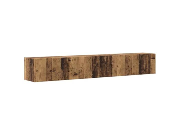 LKJephalotrop TV-Wandschrank 2er Set Altholz 98x31x29,5 cm Holzwerkstoff Platzsparende Lowboards im 2er Set für das Wohnzimmer mit Klapptüren und modernem Design aus robustem Holzwerkstoff.