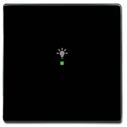 Busch-Jaeger 1fach Abdeckung Symbolwippe "Licht" free@home Anthrazit, Schwarz-Grau 2CKA006220A0035 1