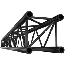 Milos Pro-30 Square P Truss - Straight QTB4000 - Black - 4000 mm