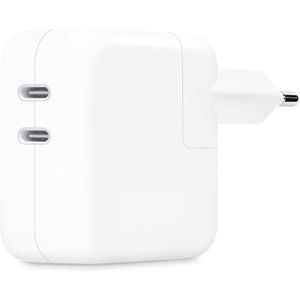 Apple USB-Ladegerät Power Adapter MW2K3ZM/A 35Watt, 2x USB-C, 2 Ports, Schnellladegerät