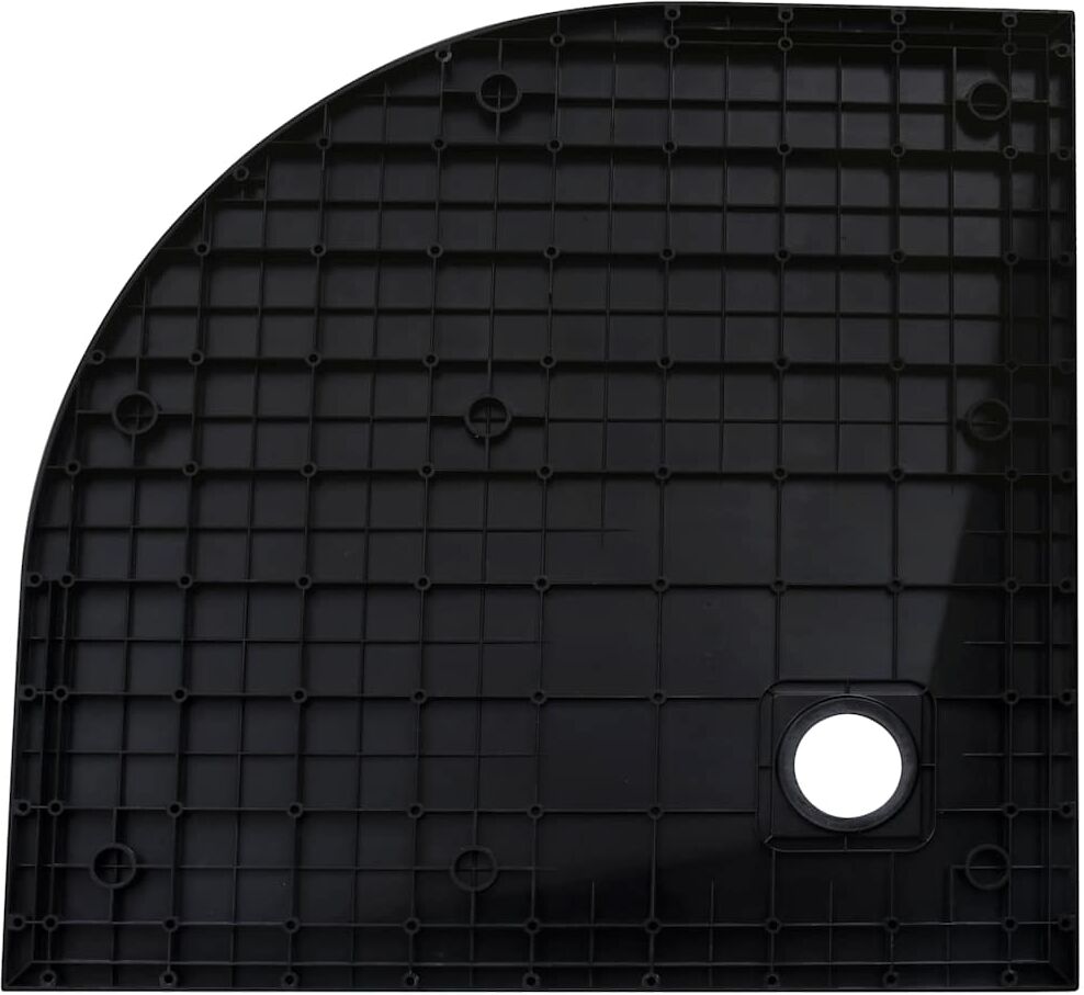 vidaXL Receveur de douche SMC Noir 90x90 cm