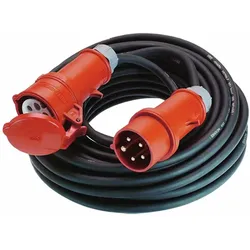 Bachmann, Verlängerungskabel, 344.170 Outdoor 1AC-Ausgänge 5m Schwarz Verlängerungskabel (5 m, CEE 16/5)