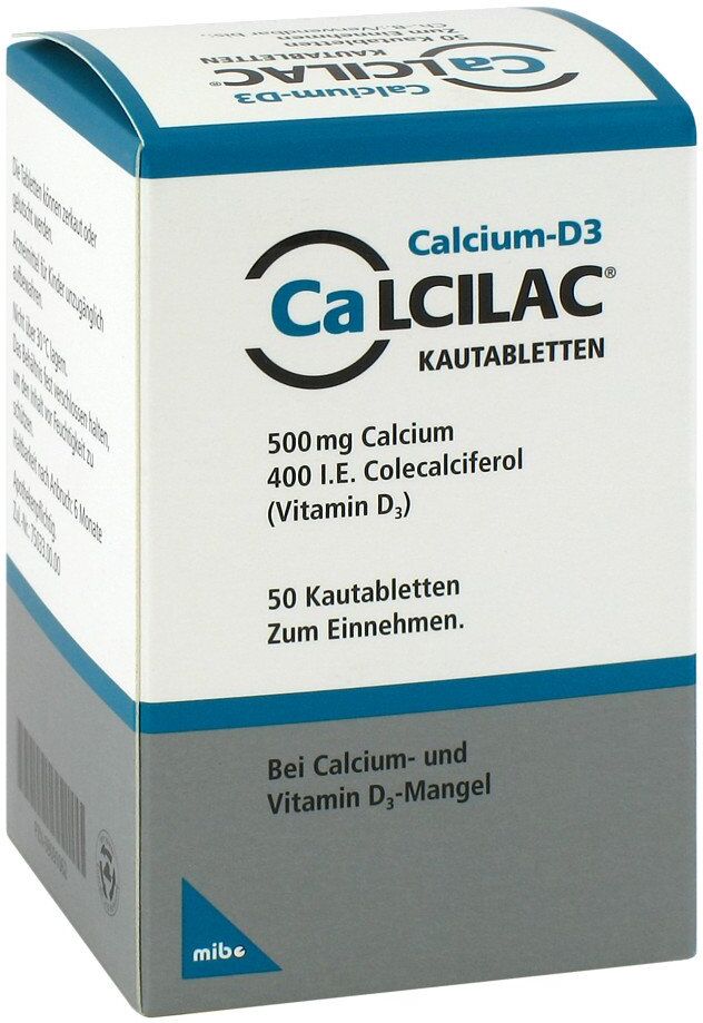 Calcilac 500mg/400 internationale Einheiten