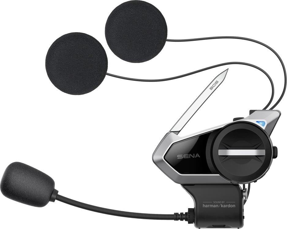 SENA 50S Quantum Mesh 2.0 Bluetooth 5.0 Gegensprechanlage, Harman Kardon Audio, 2 Stück.