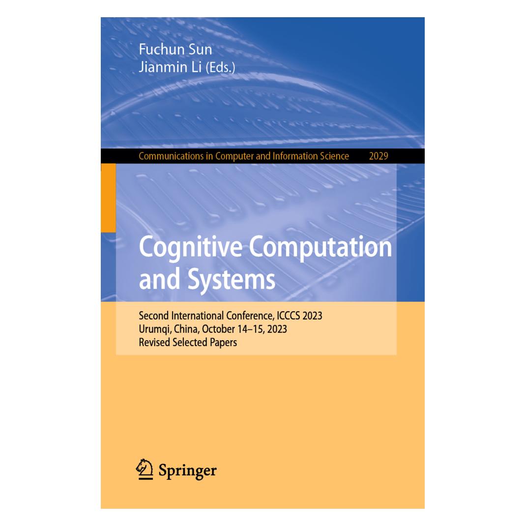 Springer Cognitive Computation and Systems (Englisch, Softcover, Fuchun Sun, Jianmin Li) (57001105)
