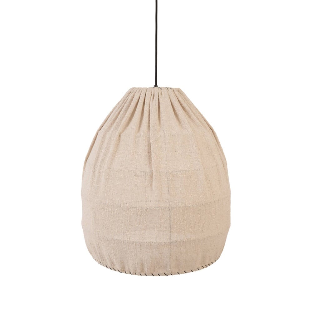 Light & Living Hanglamp Thieux Scandinavisch Design Bruin Beige Textiel Ø 50cm