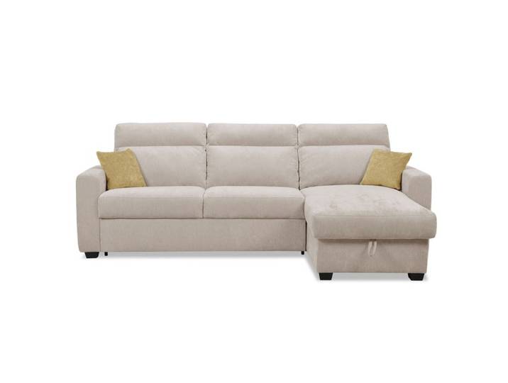 Canapé angle réversible CALYPSO III tissu sable