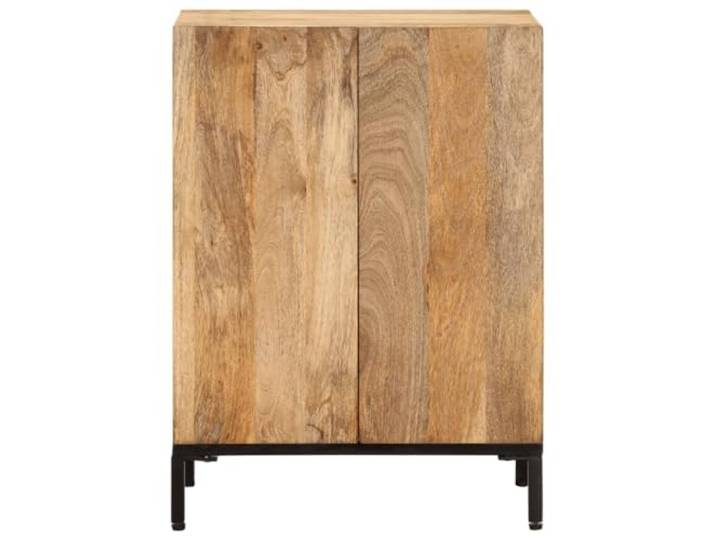KGHFDVB Sideboard Massivholz Mango 53x35x72 cm 2 Türen, 2 Schubladen, Robustes Tropenholz, Vielseitig für Schlafzimmer, Wohnzimmer, Flur