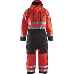 Warnschutz Winteroverall "6763" - C50 - rot/schwarz
