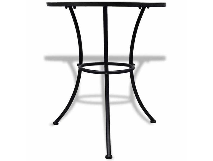 NOUVEAU Table terrasse - Table de bistro Bleu et - blanc - 60cm Mosaïque - Table d'extérieur 32093