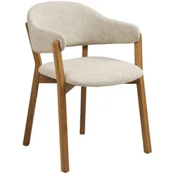 Stuhl Dunkirk Holz Braun Eiche