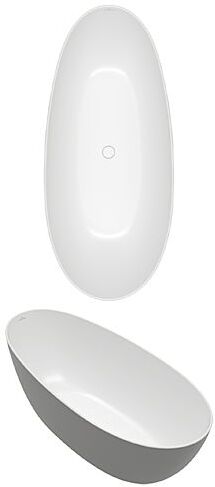 Villeroy und Boch Badewanne 1700x750x500mm Q170TAO7F2BCVRW Freistehend Colour On Demand Stone White