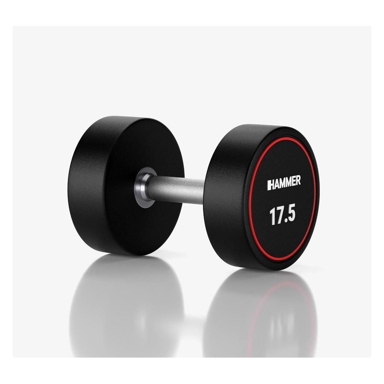 Hammer Fitness Kompakthantel PU 17,5 kg (1 x 17.5 kg) (17426)