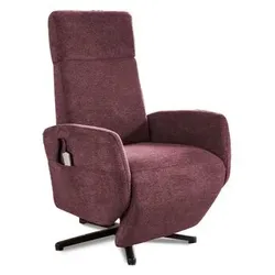 sit & more Sessel TV Morris Stoff Violett Aubergine
