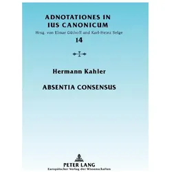 Absentia consensus, Fachbücher von Hermann Kahler