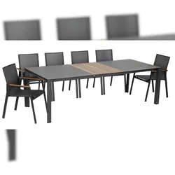 acamp Tischgruppe 6x56737 Vegas 1x Tisch Woody 56600