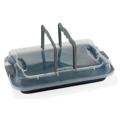 Funktion Bageplade Baking pan with lid 36.0x23 cm grey (224463)