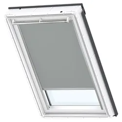 VELUX Verdunkelungsrollo Uni Grau 0705, F06, Aluminiumschiene,Elektro,GGU,VELUX