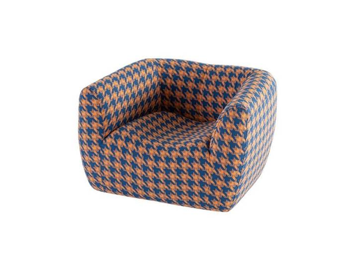 JVmoebel Sessel Zweifarbiger komprimierbarer Stoffsessel von JVMoebel (Sessel), Made in Europa