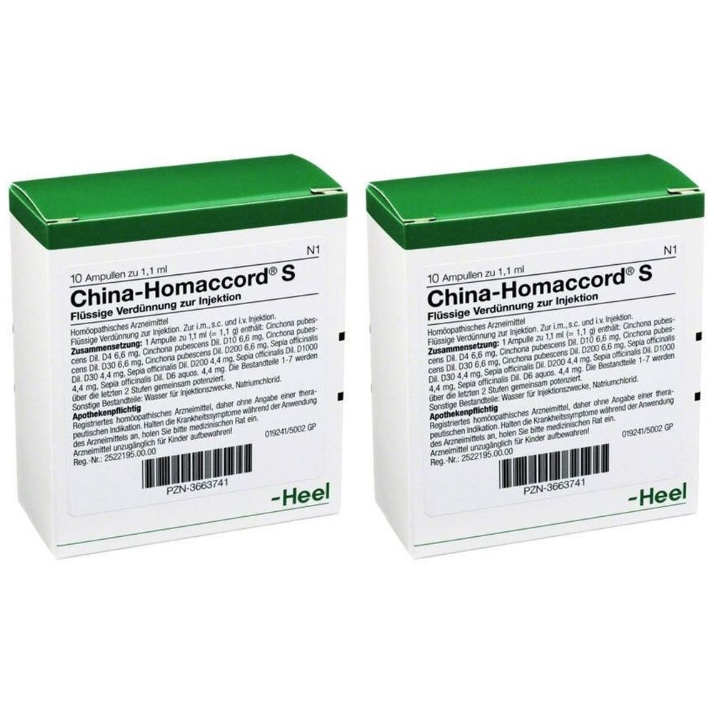 China Homaccord S Ampullen 2x 2x10 St
