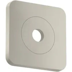hansgrohe AXOR Citterio C Wandrosette 28801800 120/120 softsquare, Edelstahl Optik