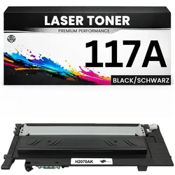 Toner 117A für HP kompatibel Schwarz W2070A Premium Alternative hohe Reichweite für HP Color Laser 150A, 150nw, MFP178nw, MFP178nwg, MFP179fnw