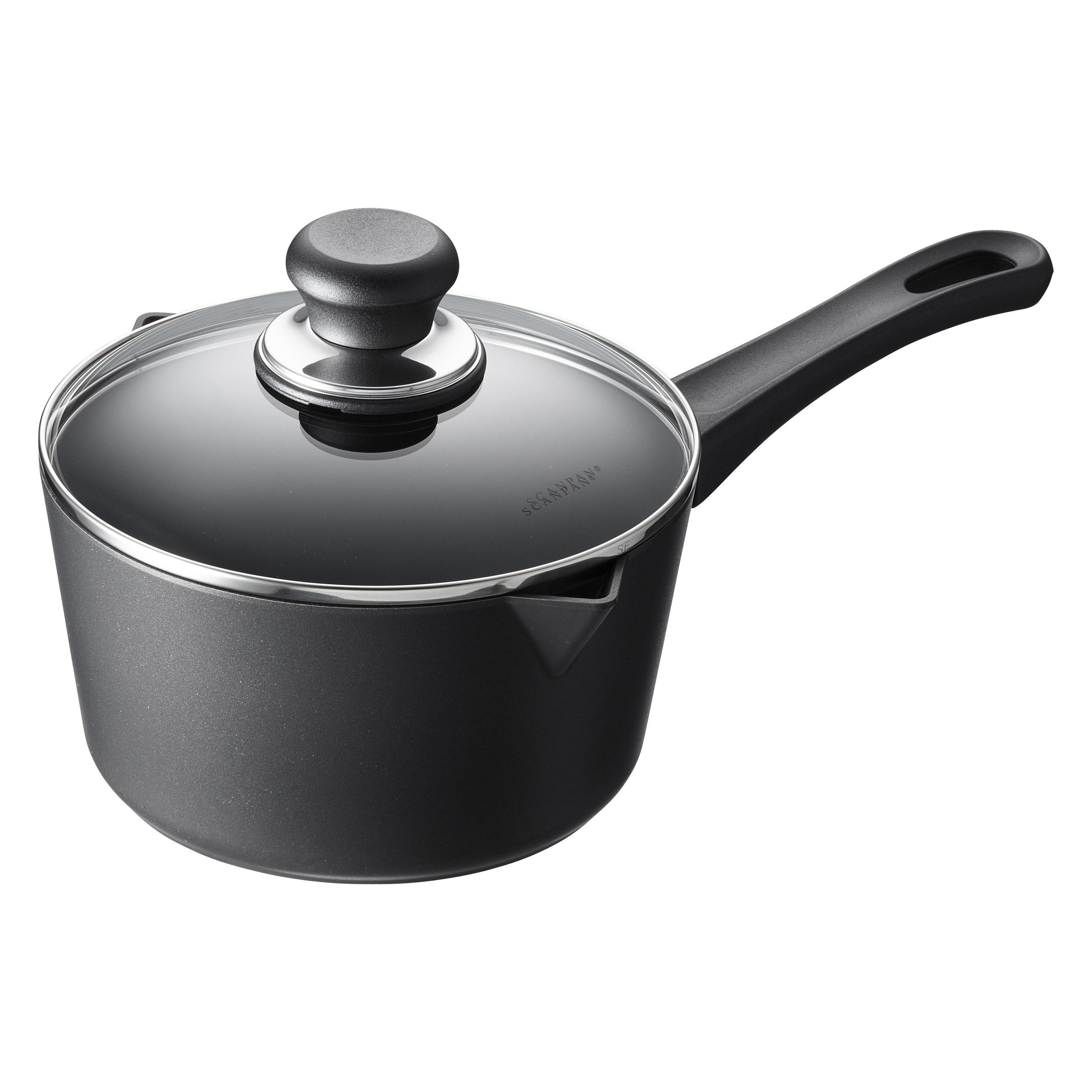Scanpan Stielkasserolle CLASSIC Ø 18 cm mit Deckel - Induktion (Stielkasserolle, Aluminium) (53231800)
