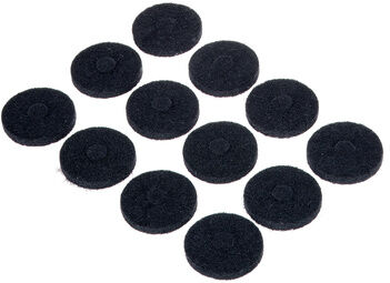 Harley Benton Felt Washers Set Black Schwarz