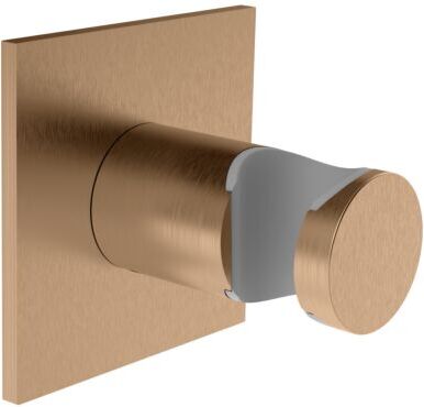 Herzbach Design iX PVD Wandhalter 21.994100.2.39 Copper Steel, Rosette 70x70mm