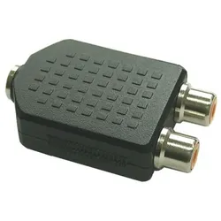 INLINE Audio Adapter, 3,5mm Klinke Bu Stereo an 2x Cinch Bu