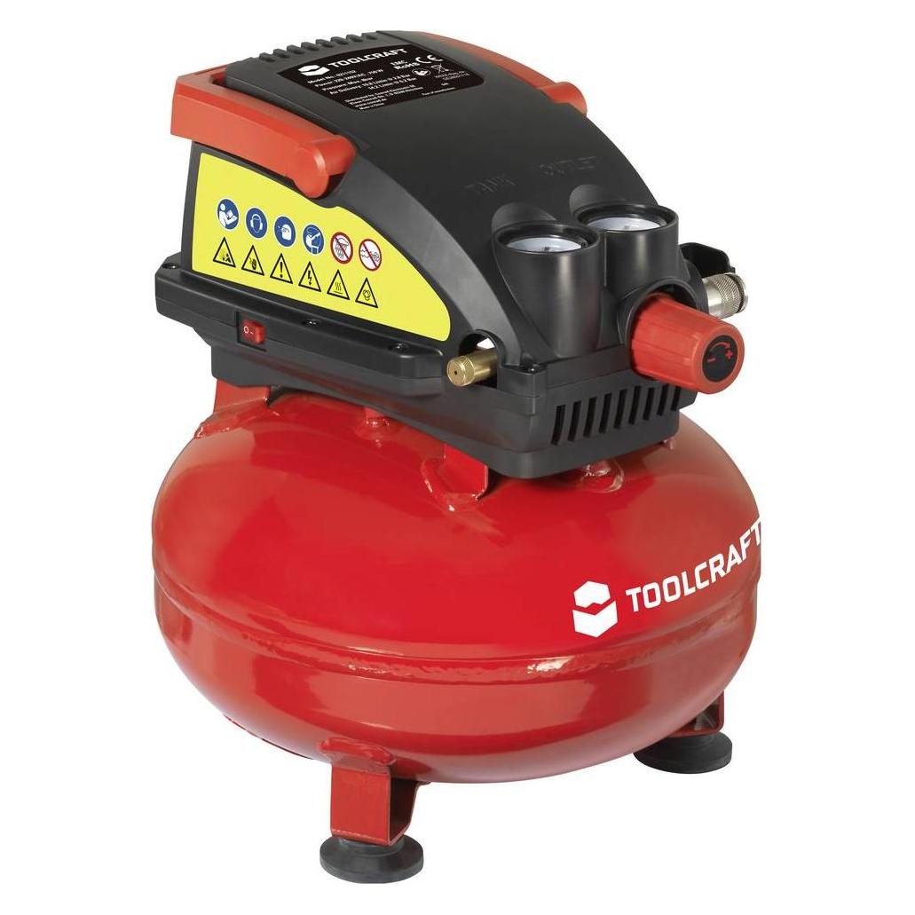 Toolcraft Druckluftkompressor, 11 l, 230 V, 8 bar (11 l, 8 Bar) (TO-10179678)